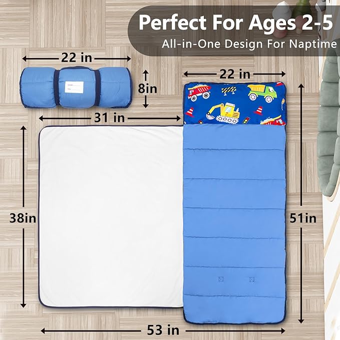 Primlect Lightweight Toddler Nap Mat Perfect - Image 3