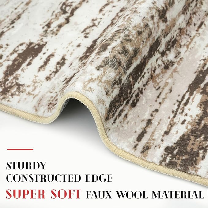 Modern Abstract Hallway Runner Rug - Image 5