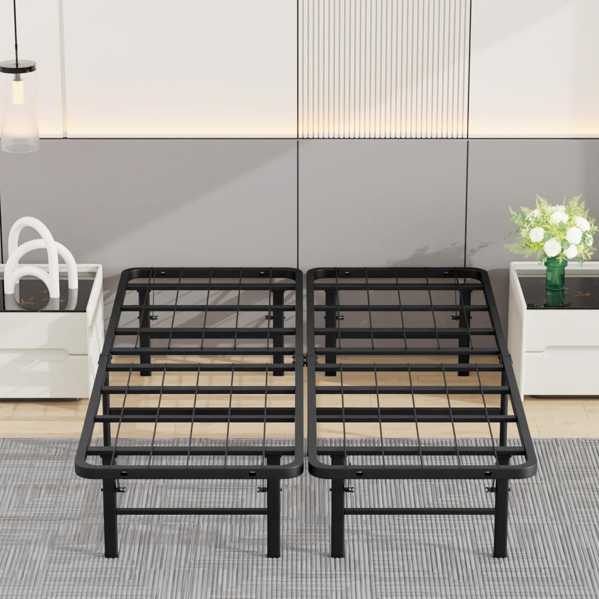 bestmassage | full bed frame | metal |, package contents