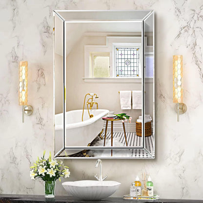 pregaspor wall mirror for bathroom, 24" x 36", main product view