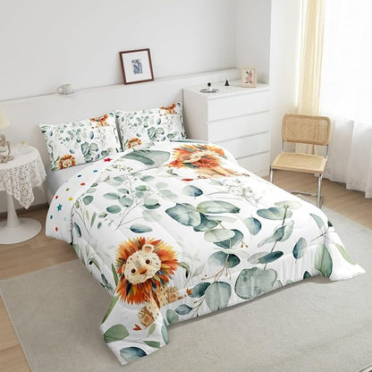 Erosebridal Cute Lion Bedding Toddler Size - Image 5