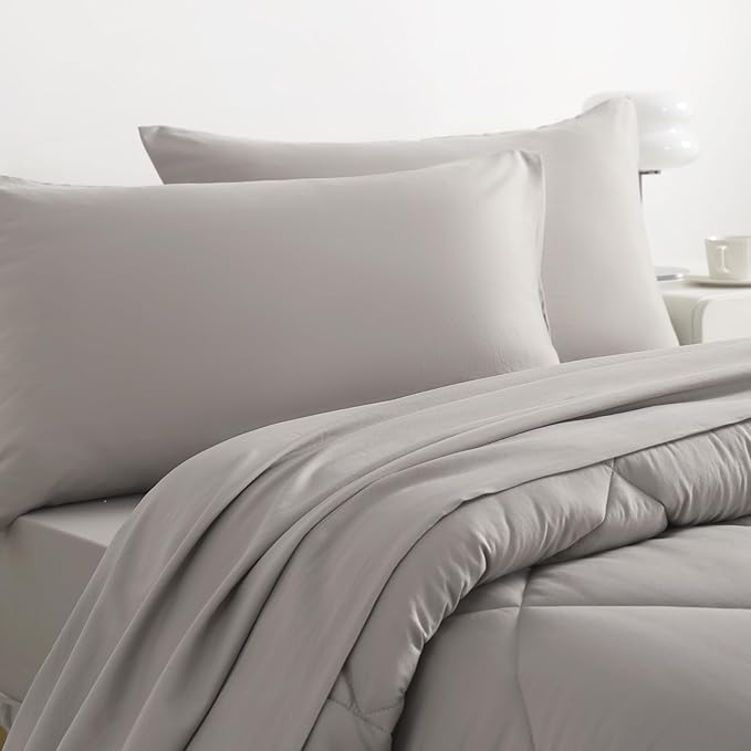 NTBAY Twin Comforter Set with Sheets, 5 Pieces Soft and Breathable Twin Bedding - Image 6