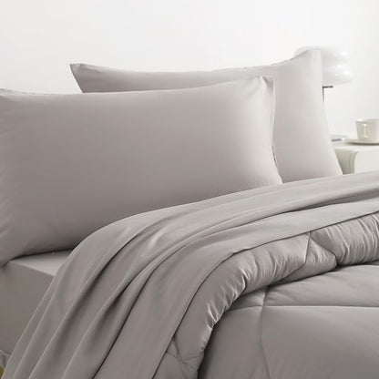NTBAY Twin Comforter Set with Sheets, 5 Pieces Soft and Breathable Twin Bedding - Image 6