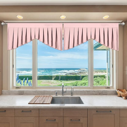 Light Pink Valances for Living Room by OYRING