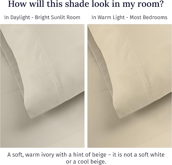Luxuriously Soft Hotel Quality 600 Thread Count, 100% Cotton Set of 2 Cases - Image 3