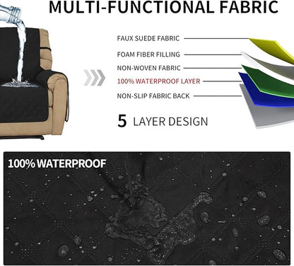 Easy-Going Sofa Slipcover Waterproof Oversized Recliner Chair Cover Non-Slip - Image 4