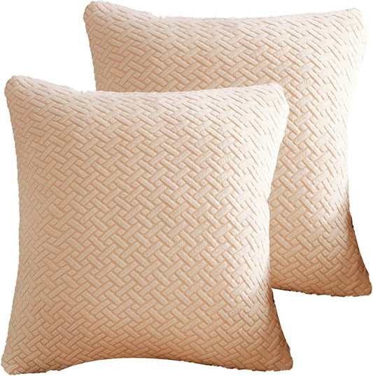Throw Pillow Covers Couch Pillows Covers Wear-Resistant Universal Stretch by YoovatSofaCovers