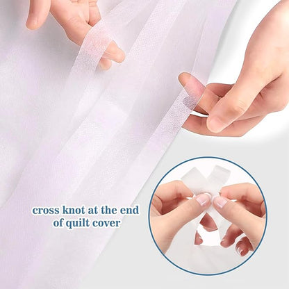 4pcs Superior Disposable Travel Bedset Ready-to-Use Large Size Bed Linens - Image 5