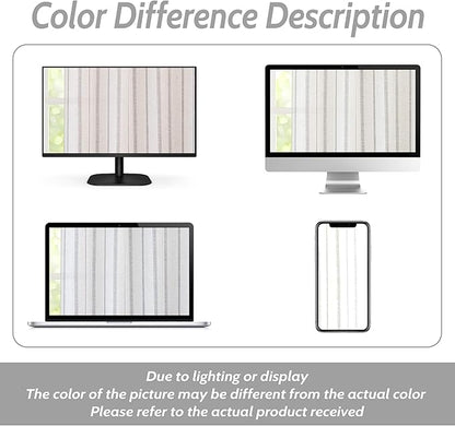 DriftAway Farmhouse Vertical Striped Linen Blend Textured Light Filtering Semi - Image 9