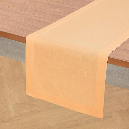 Solino Home Linen Table Runner 108 Inches Long - Image 2