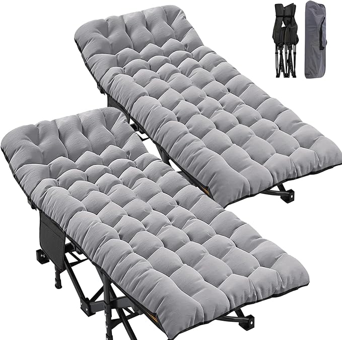 ABORON 2PK XXL Camping Cot for Adults 900LBS by ABORON