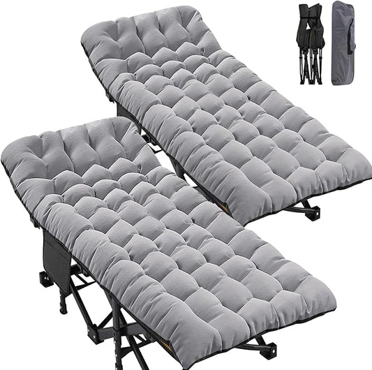 ABORON 2PK XXL Camping Cot for Adults 900LBS by ABORON