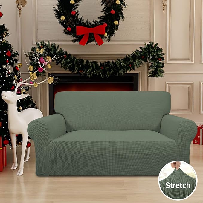 Easy-Going Stretch Loveseat Slipcover 1-Piece Sofa Cover Furniture Protector - Image 2