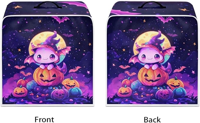 Coffee Maker Covers for Kitchen Counter Halloween Axolotl Coffee Machine Dust - Image 2