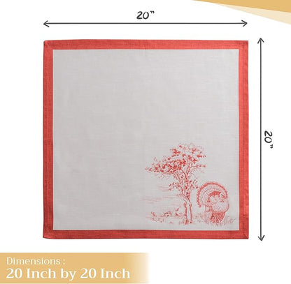 Maison d' Hermine Cloth Napkins Set of 4 100% Cotton - Image 4