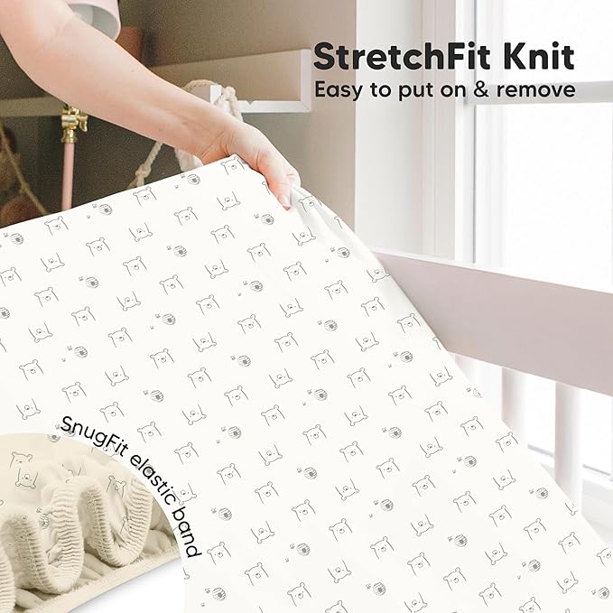 KeaBabies 2-Pack Baby Crib Sheets - Image 6