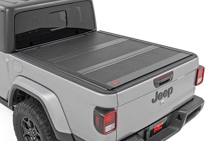 rough country hard low-profile tri-fold tonneau cover for, main product view