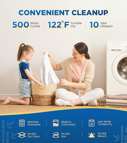 Premium 100% Waterproof Cal King Mattress Protector Breathable Cooling 3D Air - Image 5