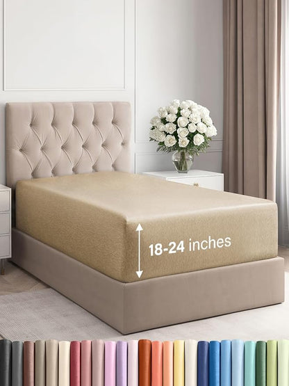 Extra Deep Twin XL Fitted Sheet by CGKUnlimited