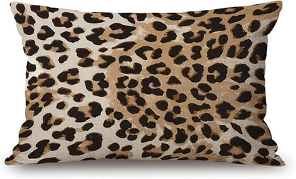Solekla Pillow Covers Animal Pattern 12" x 20" Farmhouse Rustic Décor Lumbar by Solekla