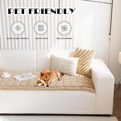 ZQFFB Pet Couch Cover Dogs Washable Non-Slip Couch Protector Pet Friendly Dog - Image 2