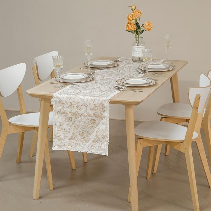 Vintage Floral Table Runner - Image 6