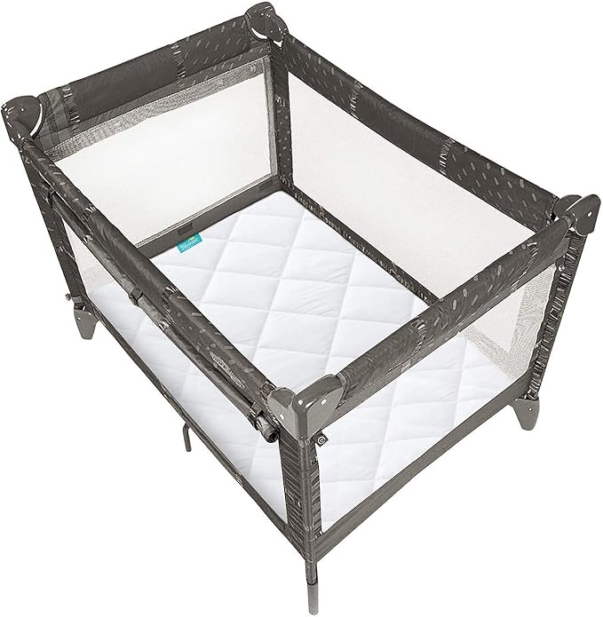 Zippered Mini Crib Mattress Protector, Waterproof Playard Mattress Encasement - Image 7