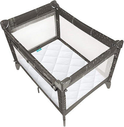 Zippered Mini Crib Mattress Protector, Waterproof Playard Mattress Encasement - Image 7