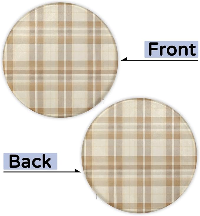 Checkered Foam Padded Seat Cushion - Image 6