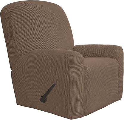 Easy-Going 4 Pieces Oversized Recliner Stretch Sofa Slipcover Sofa Cover by Easy-Going