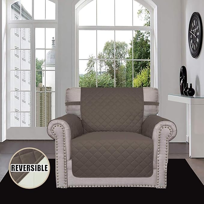 Easy-Going Chair Sofa Slipcover Reversible Sofa Cover Water Resistant Couch - Image 2