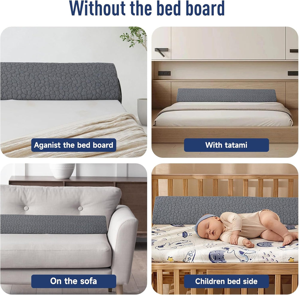 Patented Bed Wedge Pillow for Headboard Gap, Filler Between Mattress Gaps (0-...