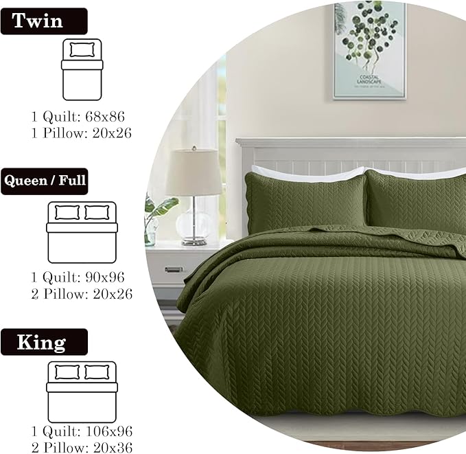IR Imperial Rooms 8 Pack Quilt King Size Bedding - Image 2