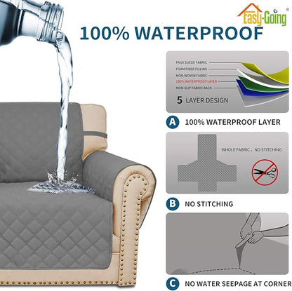 Easy-Going Sofa Slipcover Waterproof Couch Cover - Image 3