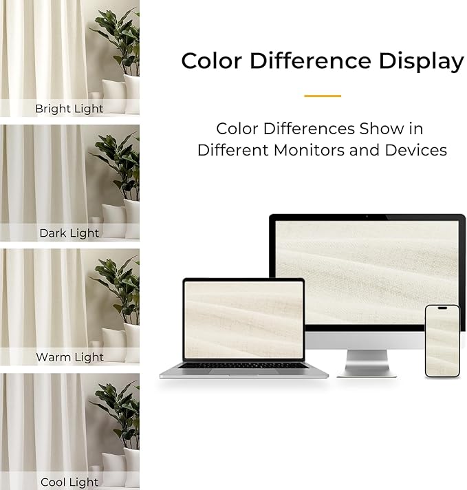 INOVADAY 100% Blackout Curtains - Image 8