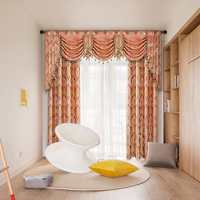 ELKCA Jacquard Waterfall Valance - Image 2