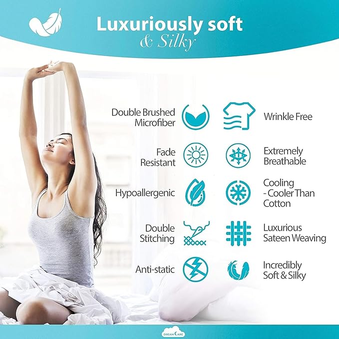 DREAMCARE California King Sheet Sets - Image 6