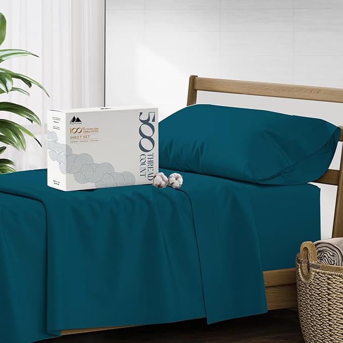Mayfair Linen 500 Thread Count Twin XL Cotton Sheets by MayfairLinen