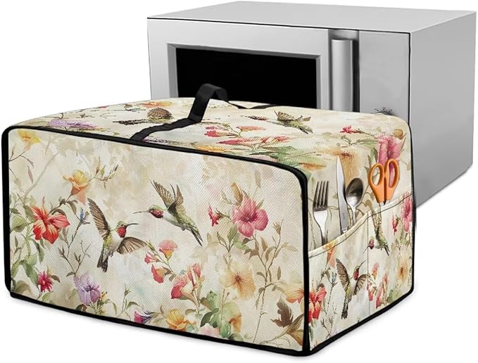 Convection Toaster Oven Cover Decorative Dustproof Convection Microwave Oven by Garucesta