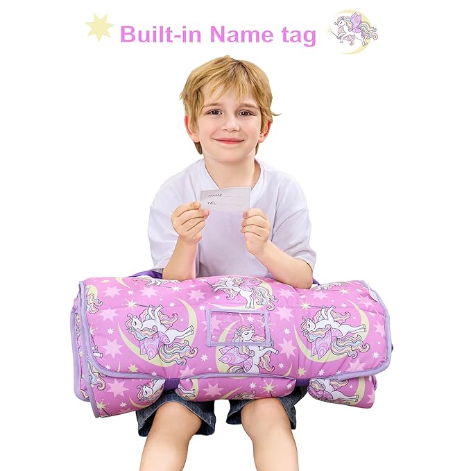 Viviland Toddler Nap Mat, Rolled Sleeping Mats - Image 4