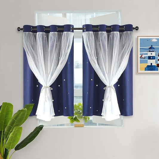 Kinryb Kids Blackout Small Curtains by Kinryb