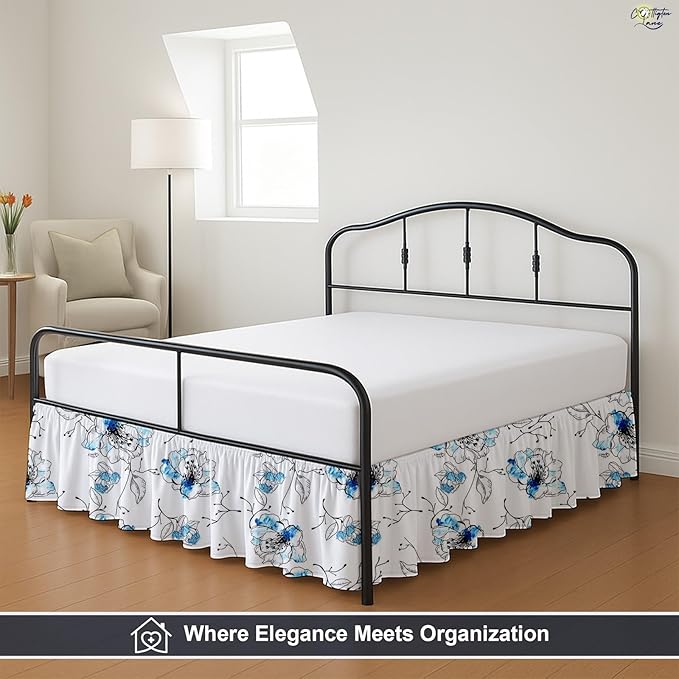 Cottington Lane Ruffled Bed Skirt King Size - Image 8