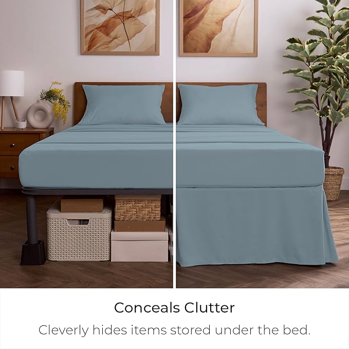 Mellanni Bed Skirt King Size - Image 3