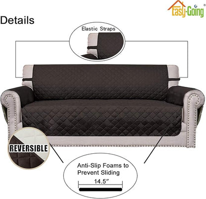 Easy-Going Sofa Slipcover Reversible Loveseat Sofa Cover Couch Cover - Image 3
