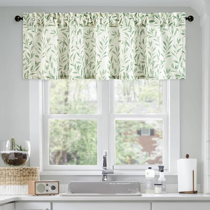 Leeva Farmhouse Elegant Window Valance by Leeva