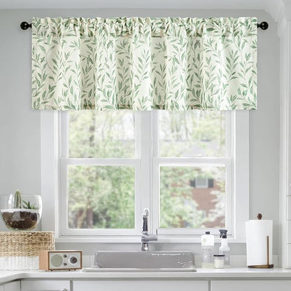Leeva Farmhouse Elegant Window Valance by Leeva