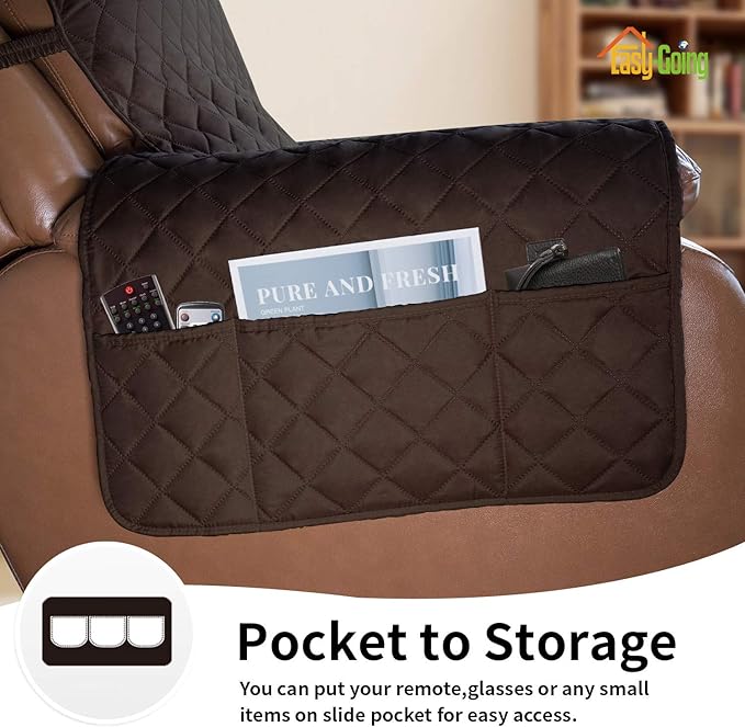 Easy-Going Oversized Recliner Cover Reversible Couch Cover Sofa Cover - Image 3
