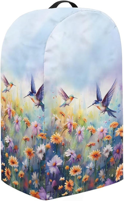 Hummingbird Daisy Purple Blender Cover Kitchen Appliance Anti Fingerprint Dust - Image 4