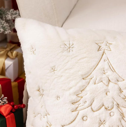 Christmas Embroidered Throw Pillow Cover - Image 7