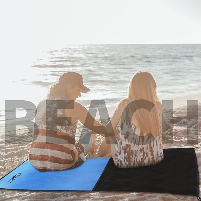 Frelaxy Pocket Picnic Blanket, Waterproof Sandproof Beach Mat, Compact Camping - Image 6